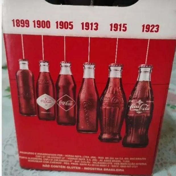 Caixa de coca cola históricas 
