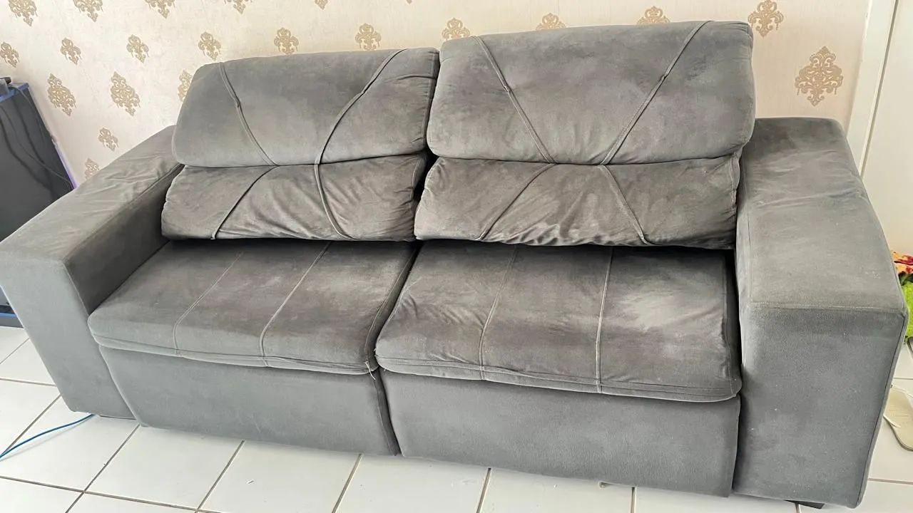 Sofa retrátil 3 lugares 