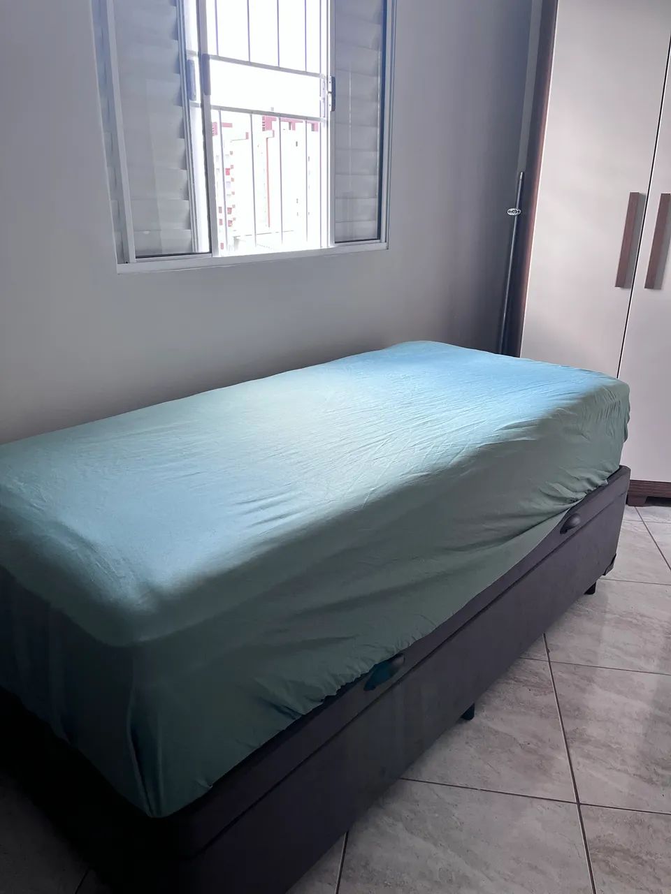 Cama box baú de solteiro - Foto 4