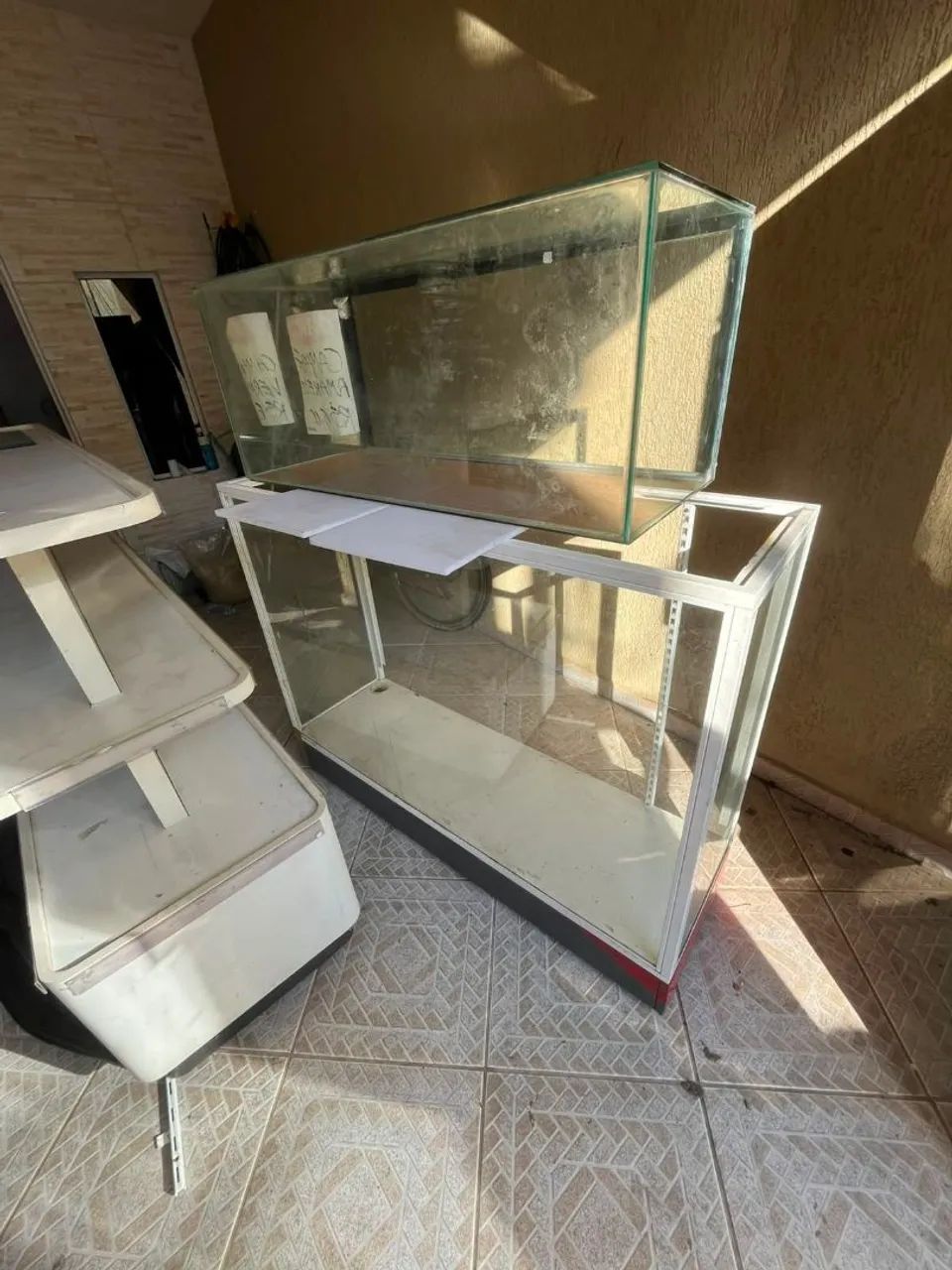 Balcão de vidro 