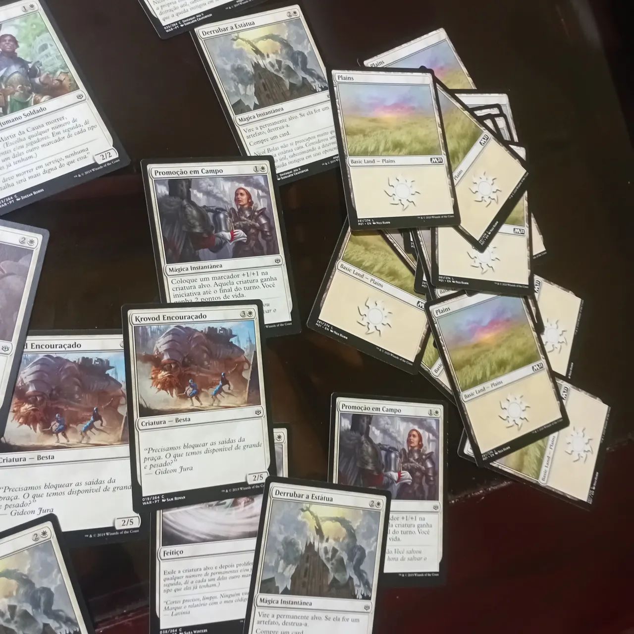 Deck Magic The Gathering Branco - Mono White Casual (57 cartas) - Foto 4