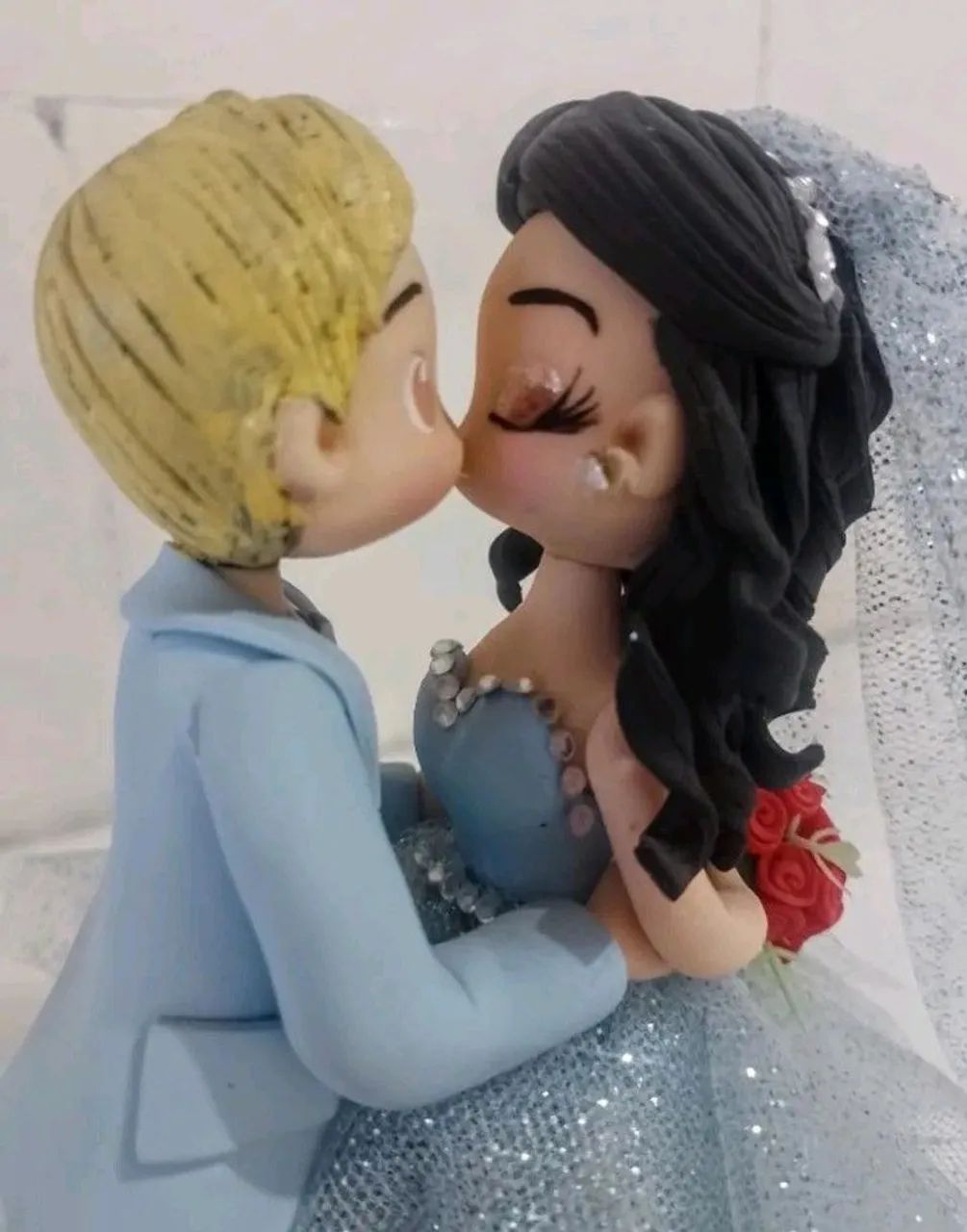Enfeite para bolo de casamento  - Foto 3