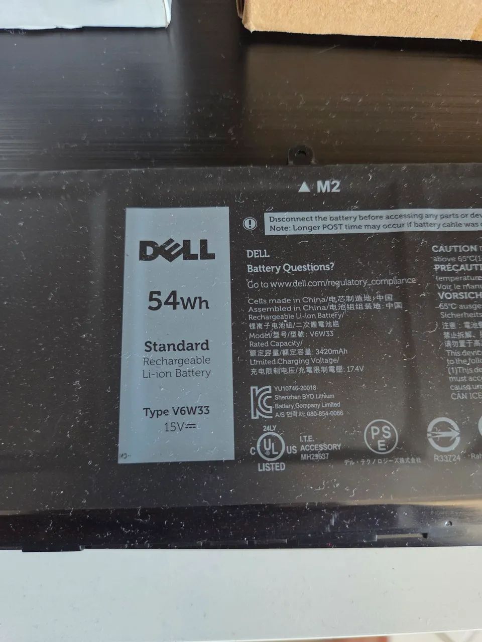 Bateria notebook DELL