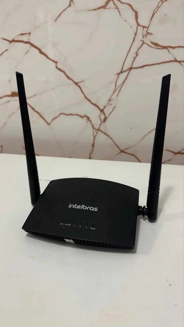 Roteador Wi-Fi Intelbras 2 Antenas - Funcionando