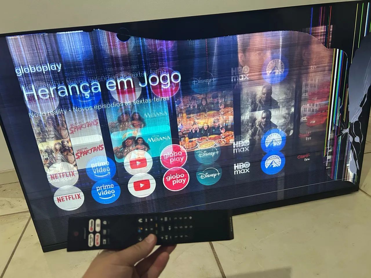 Tv 40 polegadas para retirar peças 
