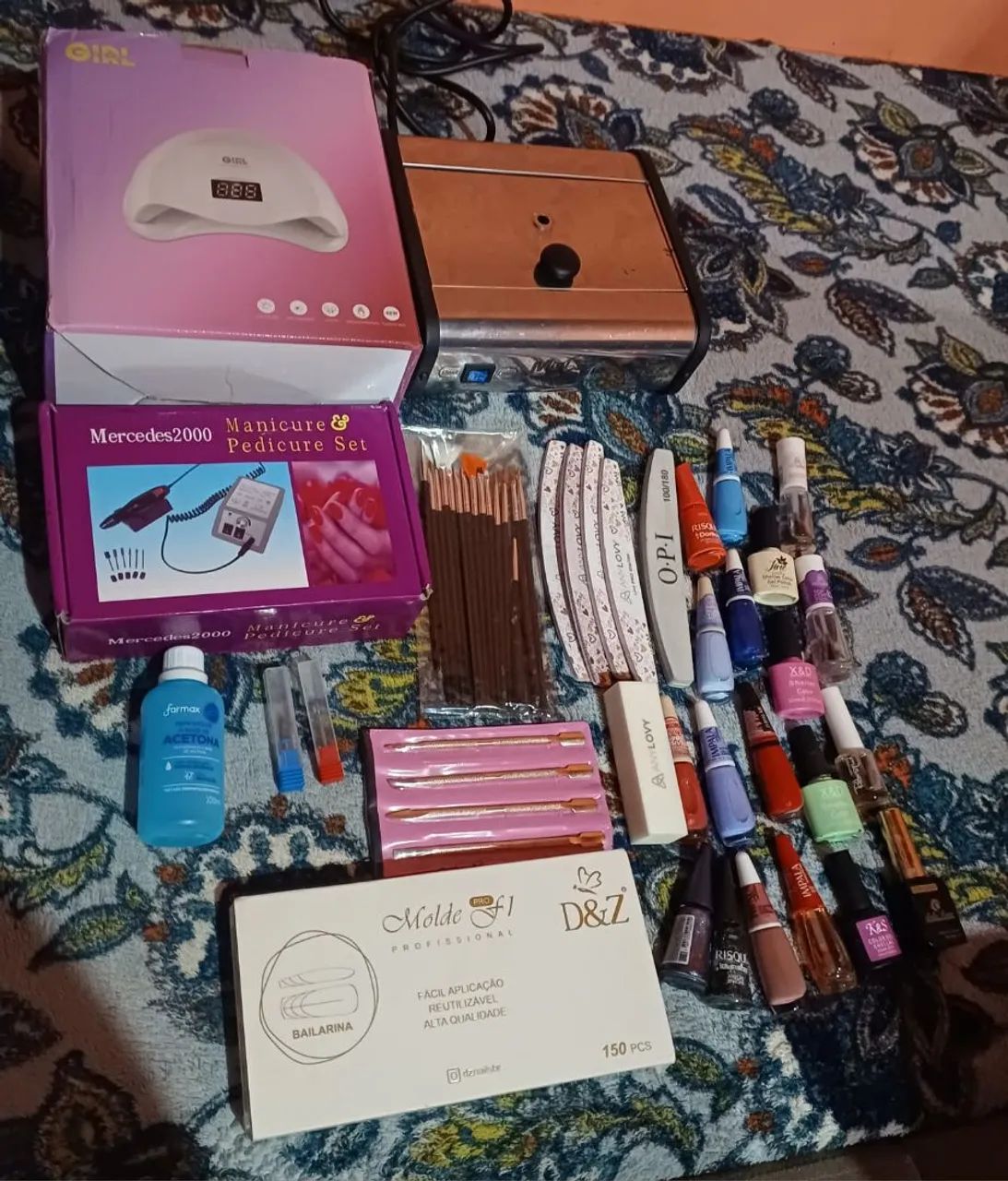 KIT PARA NAIL DESIGNER E MANICURE 