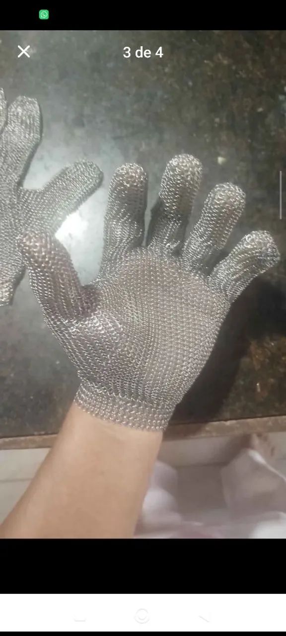 Luvas de aço top 150 unidade  - Foto 2