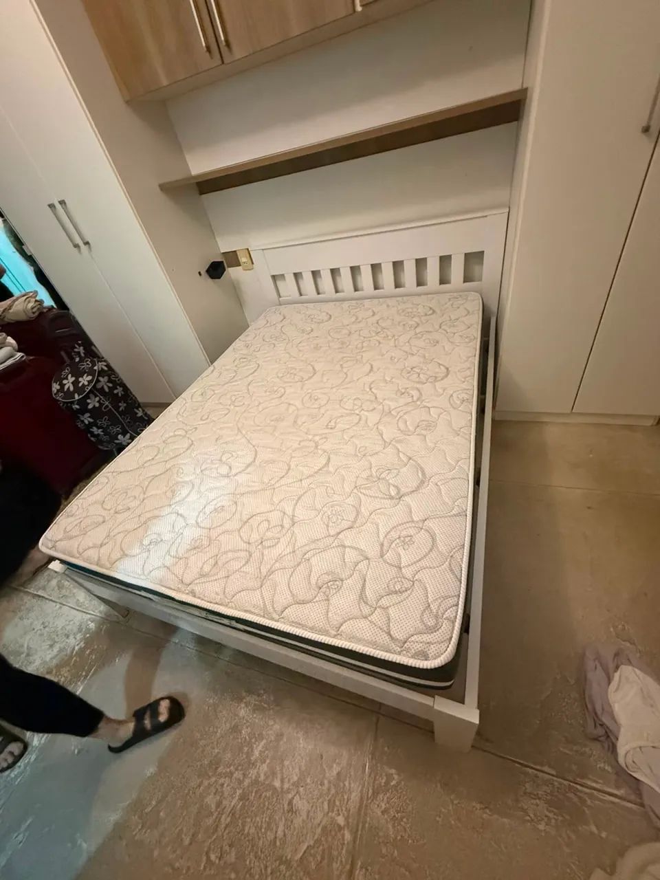 cama de casal com colchao de mola - Foto 3