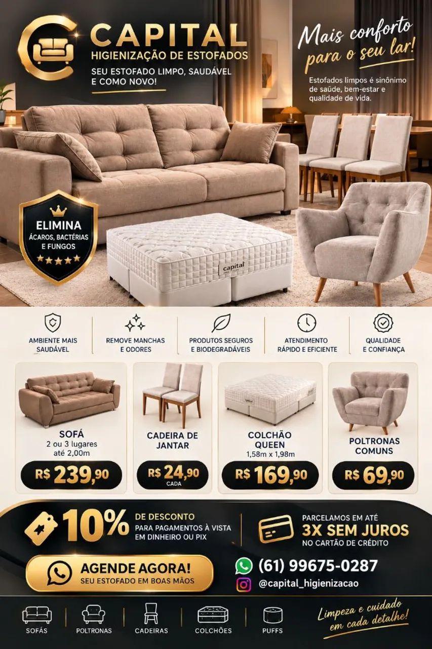 Limpeza sofá  - Foto 2