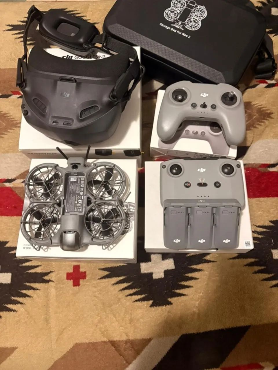 Drone DJI Neo 2 FlyMore Combo + Case para drone & controle