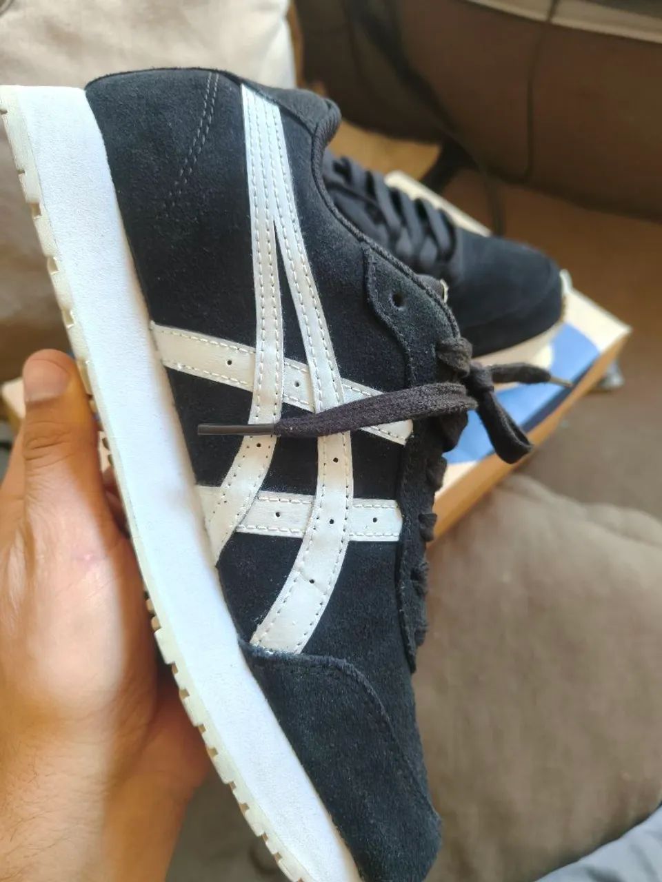 Tênis Asics camurça original n38 - Foto 2