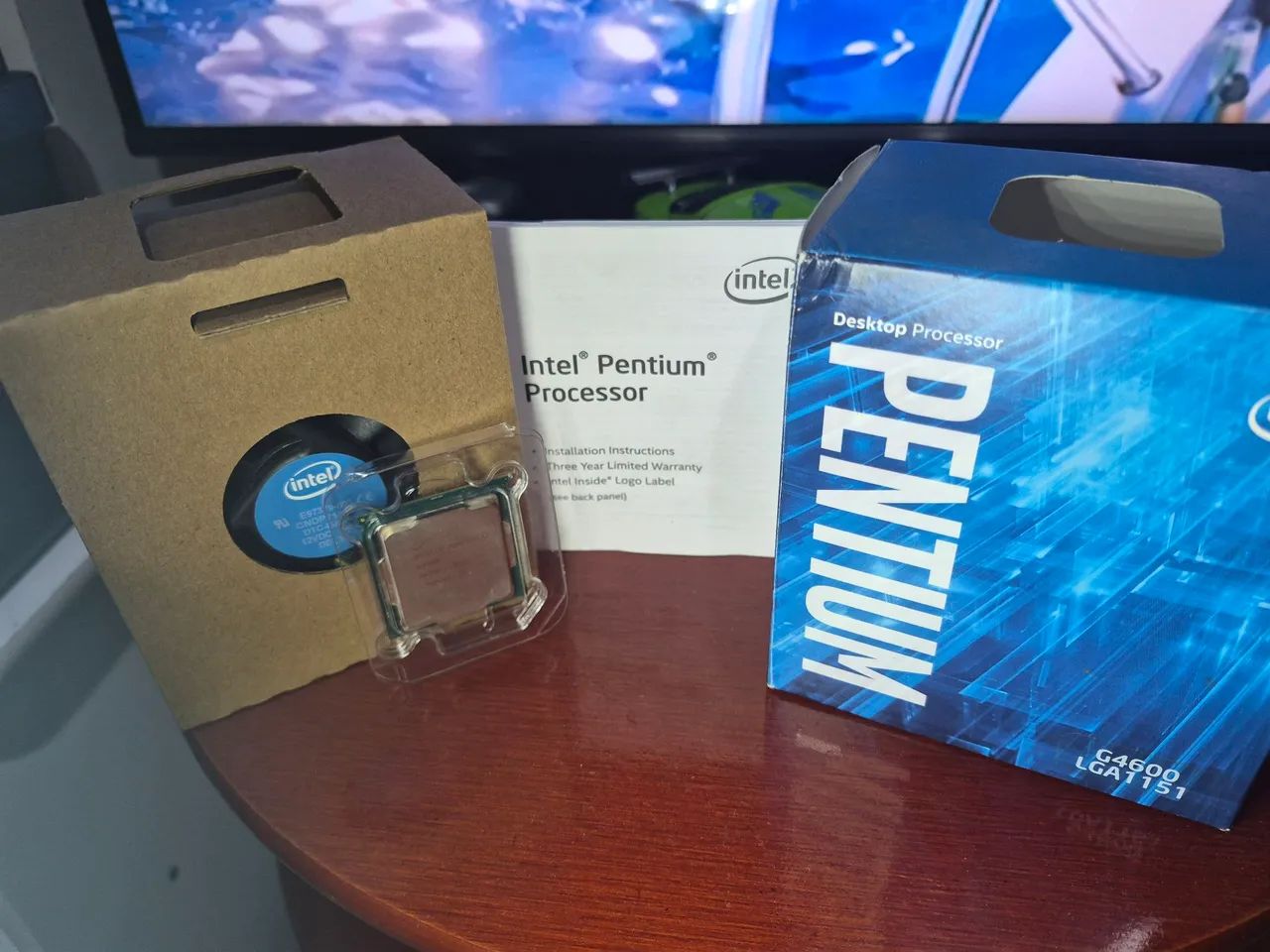 Processador Intel Pentium G4600 LGA 1151, 3,6 GHz, Intel Graphics 630