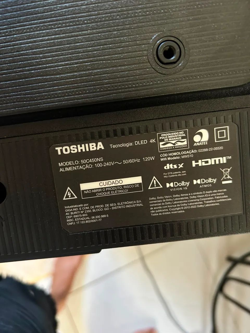 Smart Tv 50 polegadas Toshiba - Foto 3