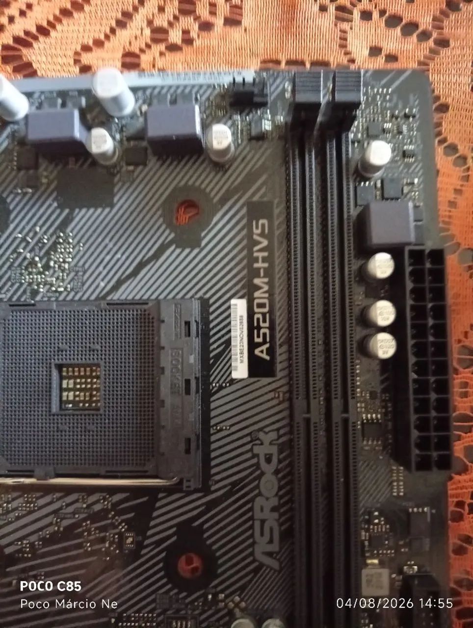 Placa mãe A520 Asrock só funciona quando esquenta - Foto 3