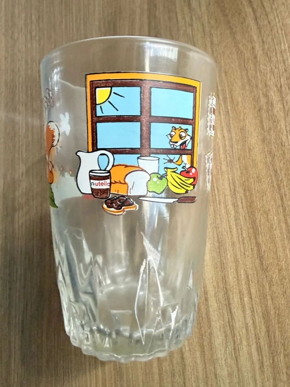 Clássico copo promocional de vidro da Nutella - 300 ml - Foto 3