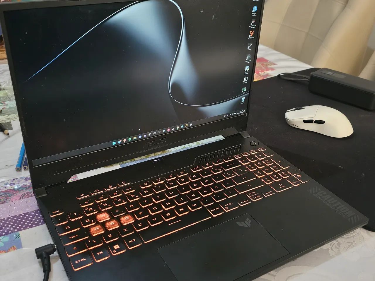 Notebook Gamer Asus Tuf RTX 32gb RAM - Foto 2