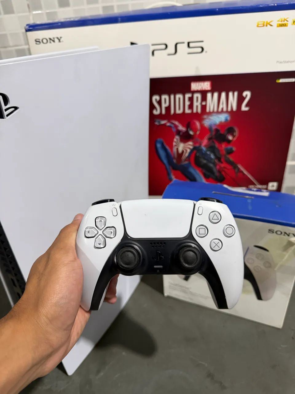 Ps5 com leitor de disco 2 controles e caixa seminovo - Foto 5