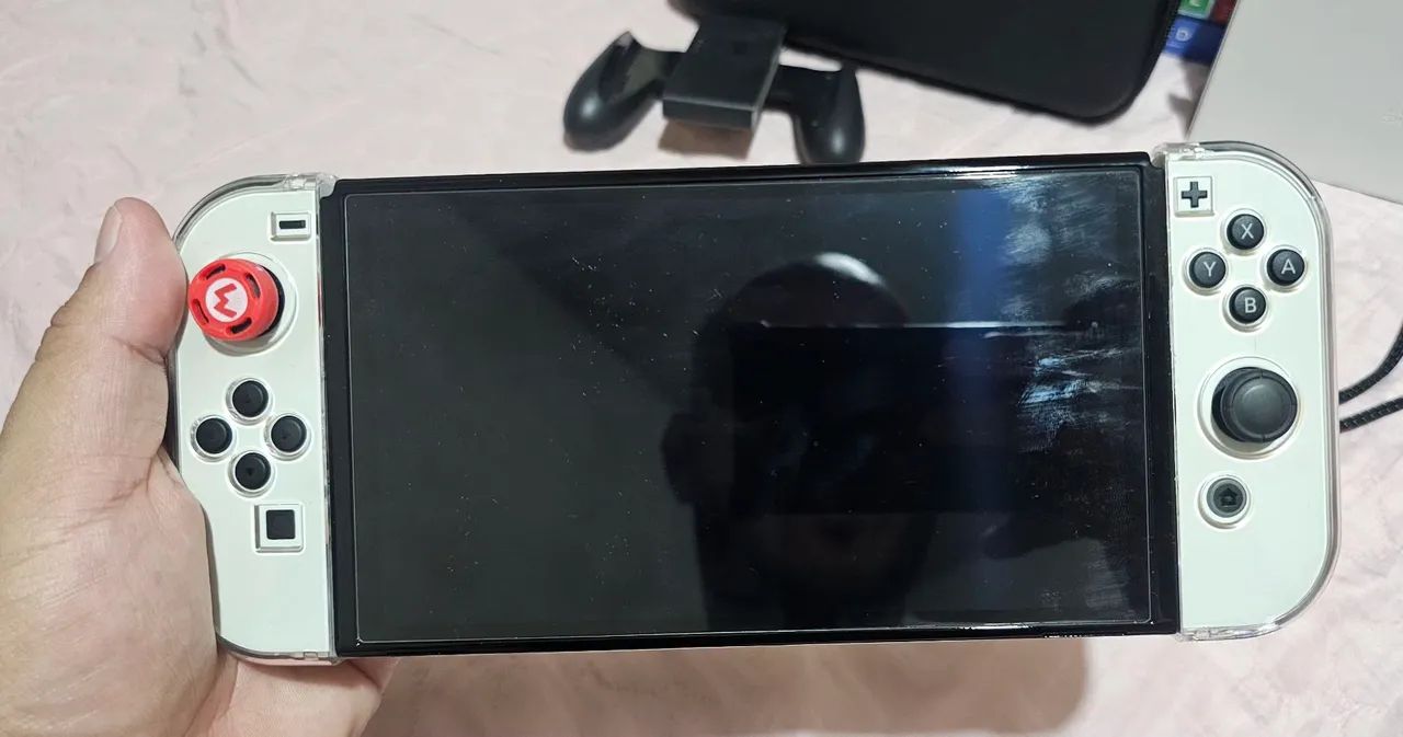 ? NINTENDO SWITCH OLED DESBLOQUEADO À VENDA! - Foto 2