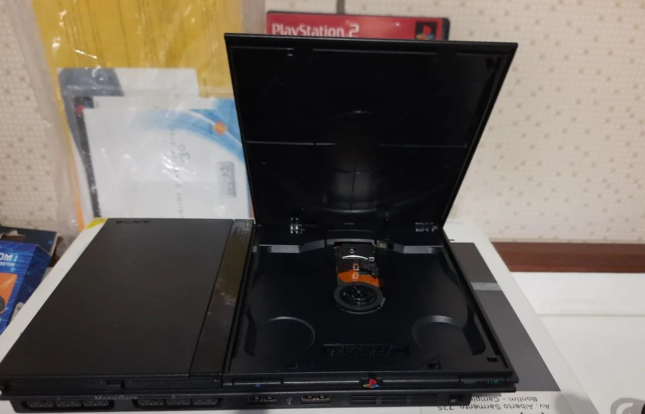 PS 2 bloqueado tudo original  - Foto 2