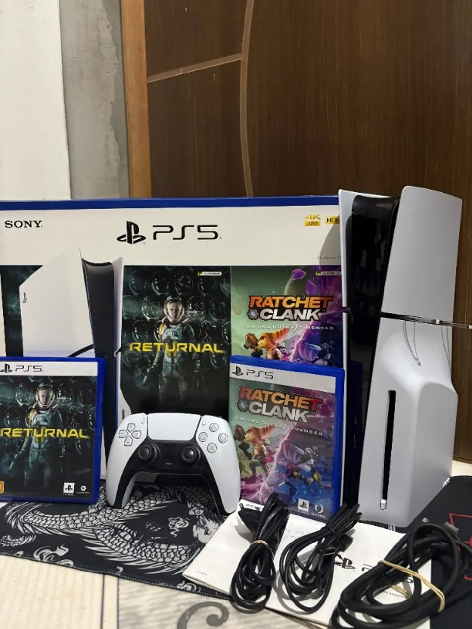 PS5 SLIM COM LEITOR 1TB - Foto 3