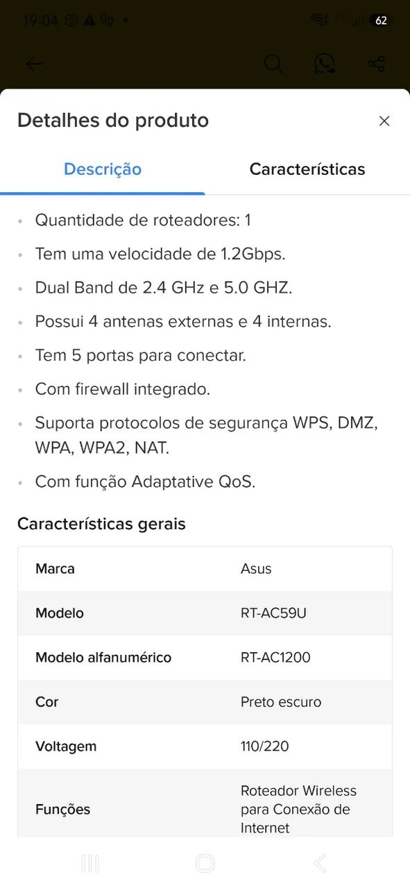 Roteador ASUS  - Foto 4