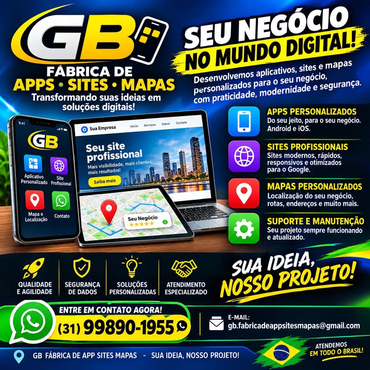 Gb fábrica de app sites mapas 