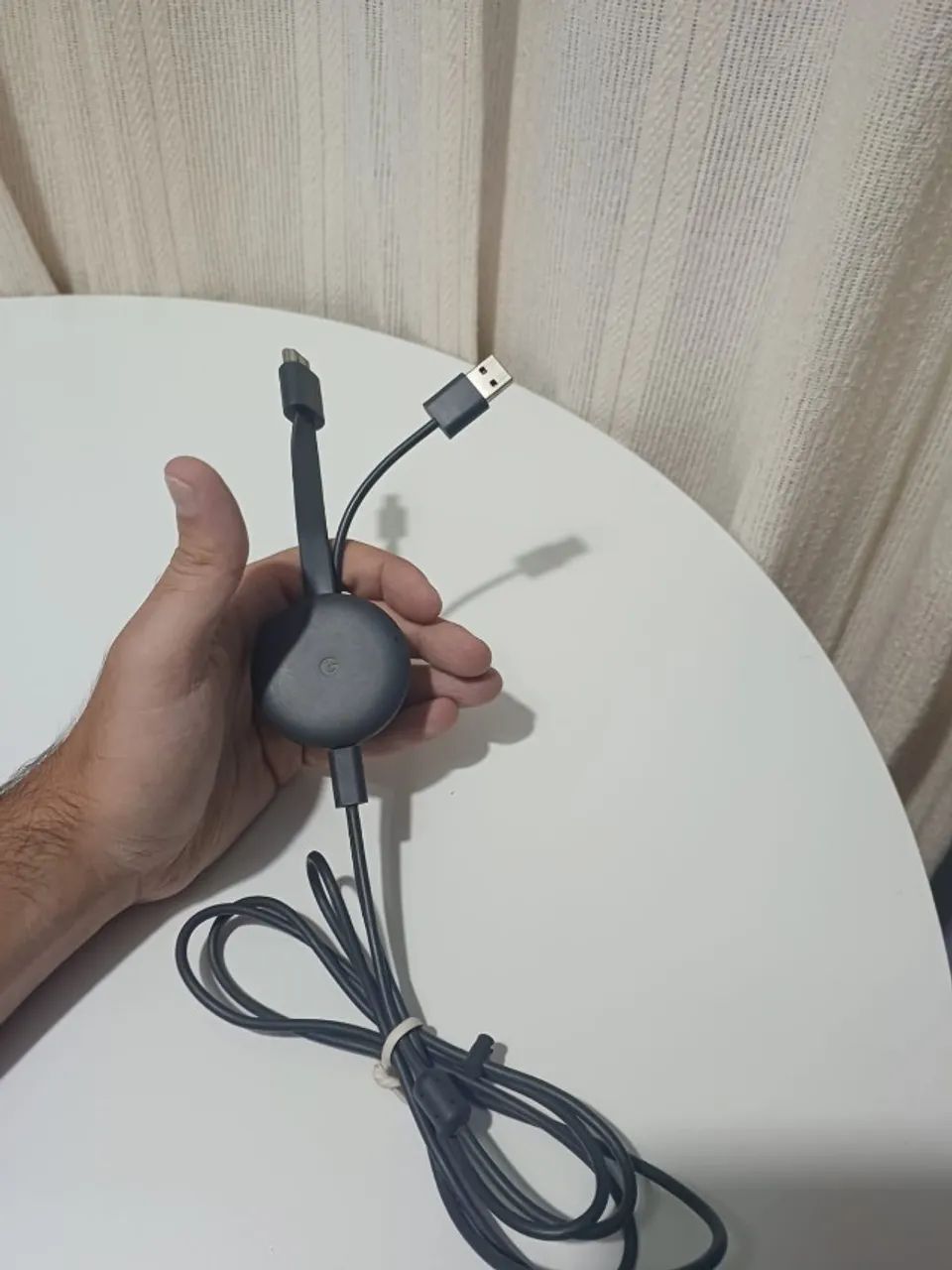 Google Chromecast 3a Geração Full Hd Carvão (Usado) - Foto 3