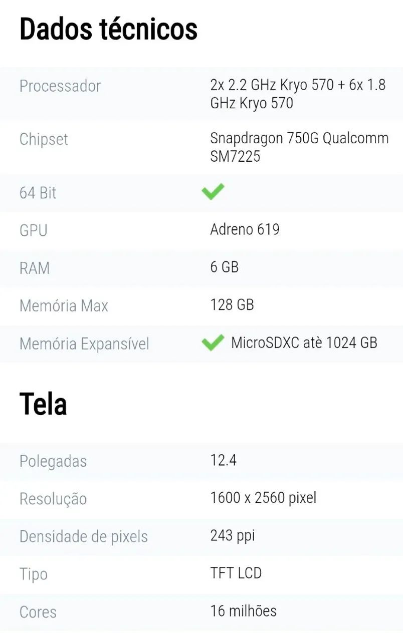 Galaxy Tab Samsung S7 Fe - Foto 5