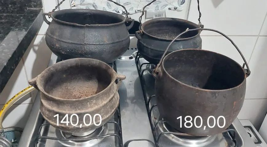 panelas de ferro antigas