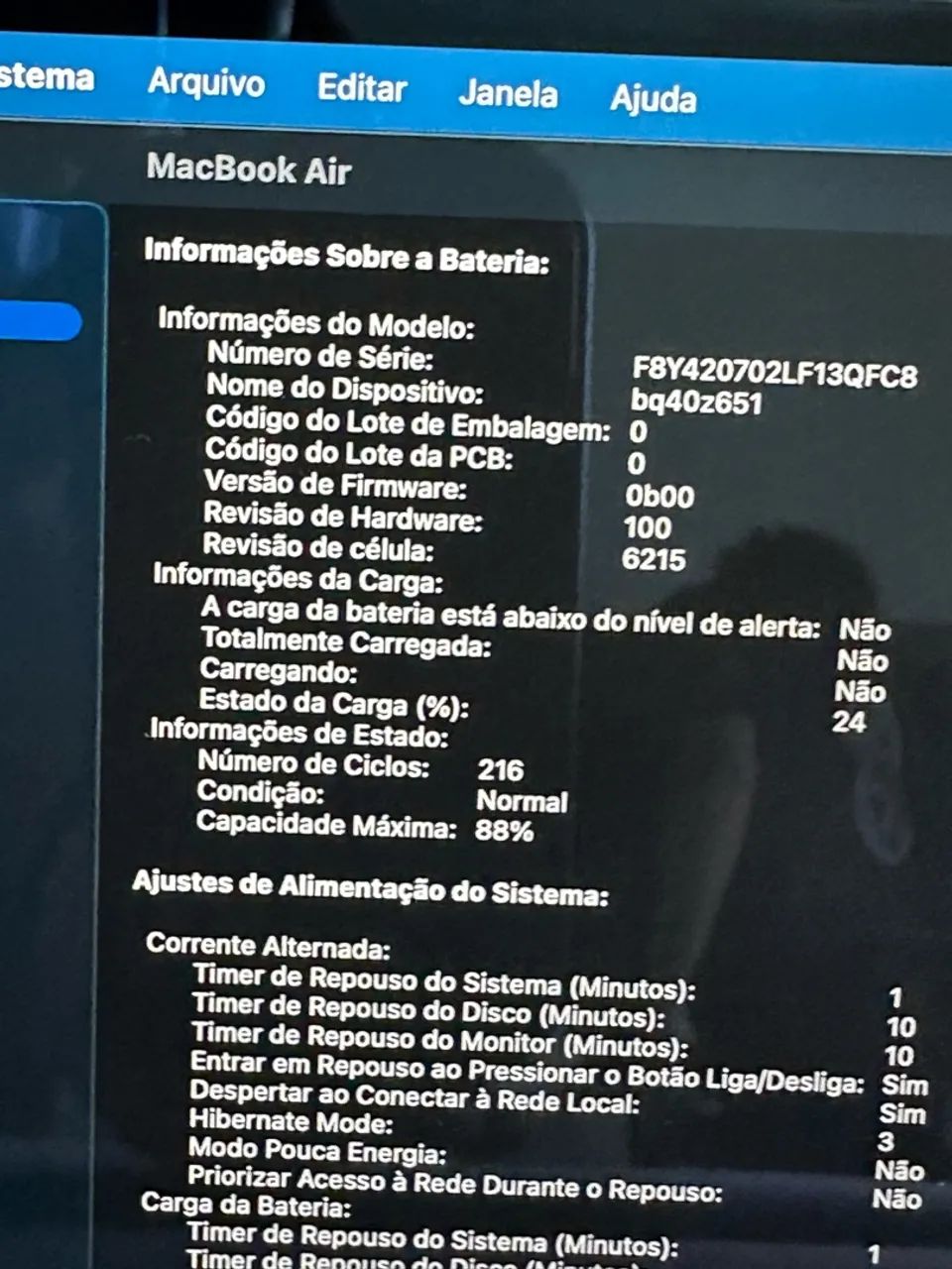 Macbook Air M3 2024 com 512gb deSSD - Foto 3