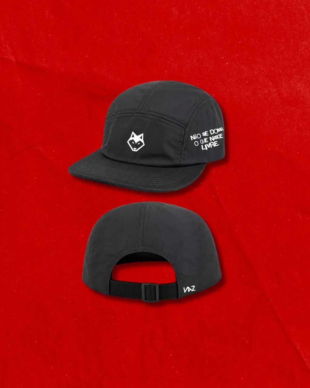 Boné Aba Reta Five Panel Preto - VAZ - Foto 2