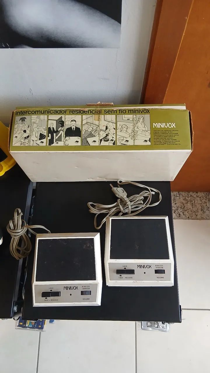 Intercomunicador, babá eletrônica, sem fio da marca Amelco, modelo Minivox - Foto 3