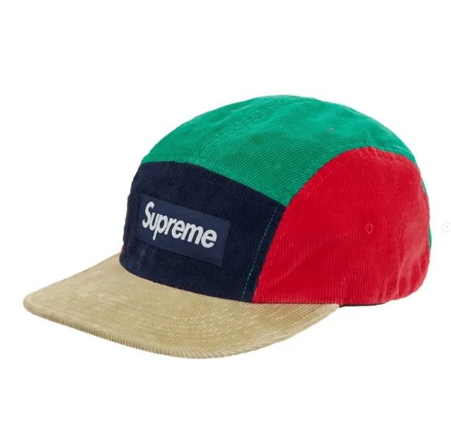 Boné Supreme Corduroy Camp Multicolor
