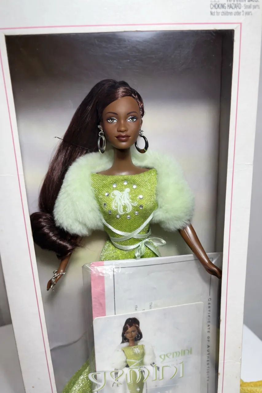 Barbie Collector Pink Label Gemini -Zodiac Collection GÊMEOS/Cert Lacr(Orig Mattel)2004