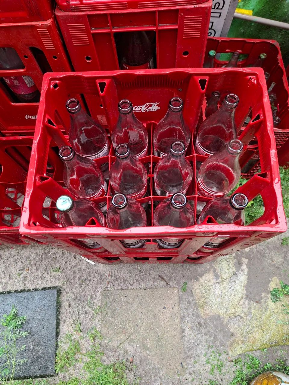 Vasilhames de Coca cola de 1 litro com engradado - Foto 2