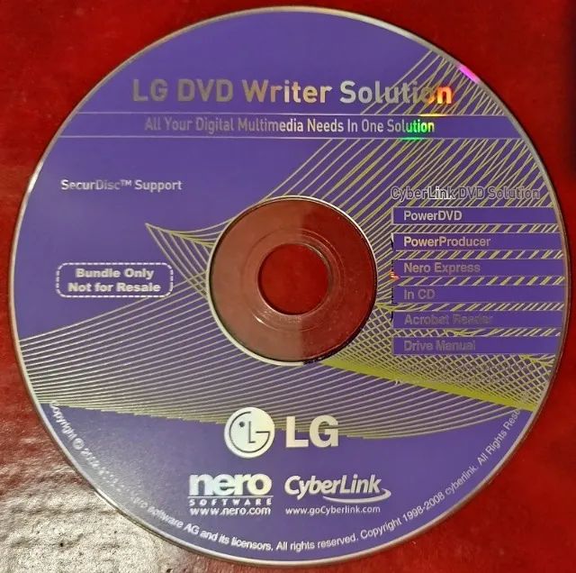 CD-ROM LG DVD Writer Solution - 2008