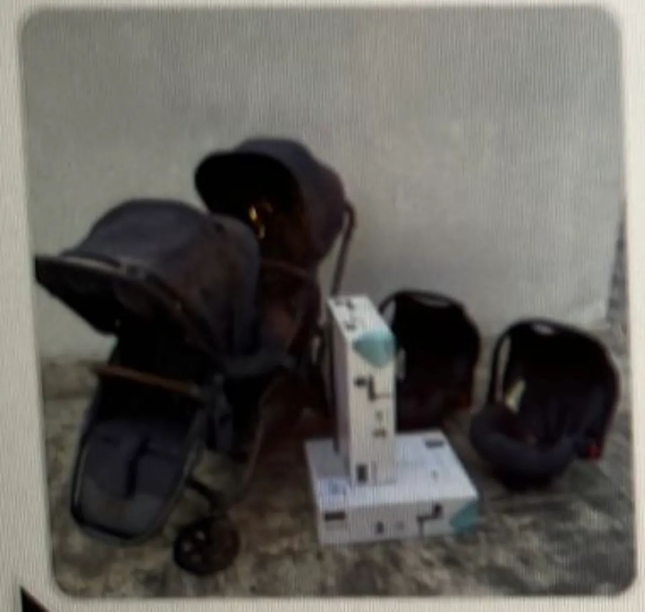 Carrinho  GÊMEOS de bebê ABS DESIGN 