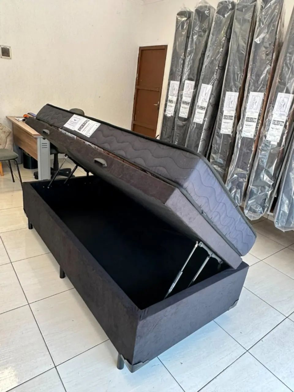  CAMA BAÚ SOLTEIRO ? A PARTIR DE R$ 630 - Foto 3