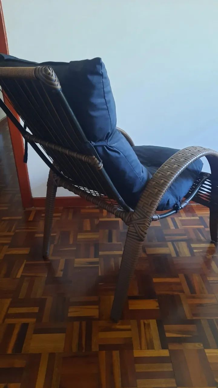 Cadeira Jardim/Varanda + Almofada Futon - Foto 3