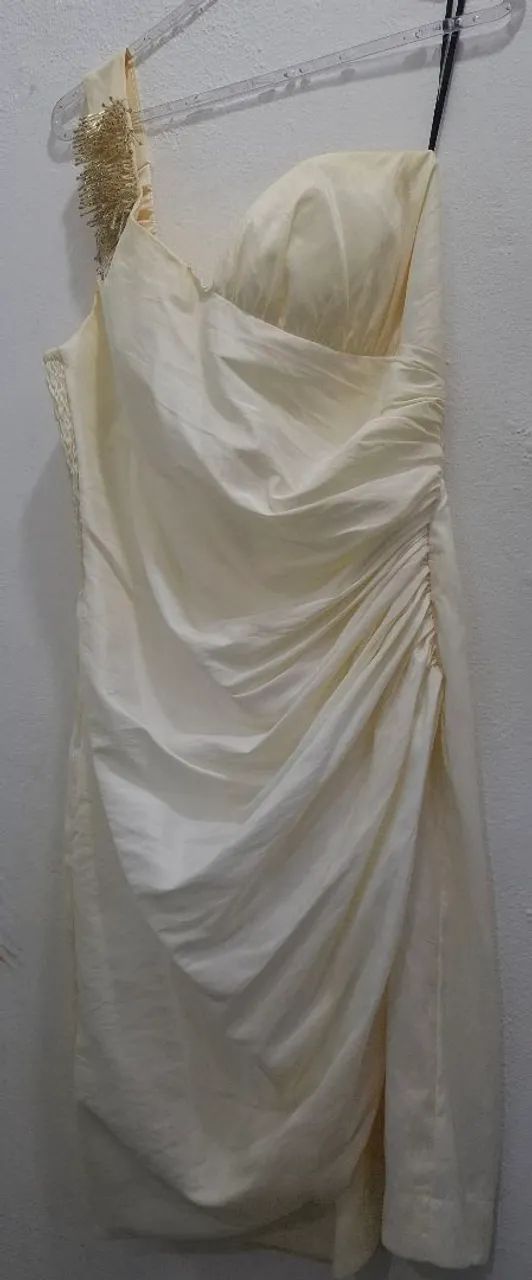 VESTIDO DE FESTA OFF-WHITE - Foto 2