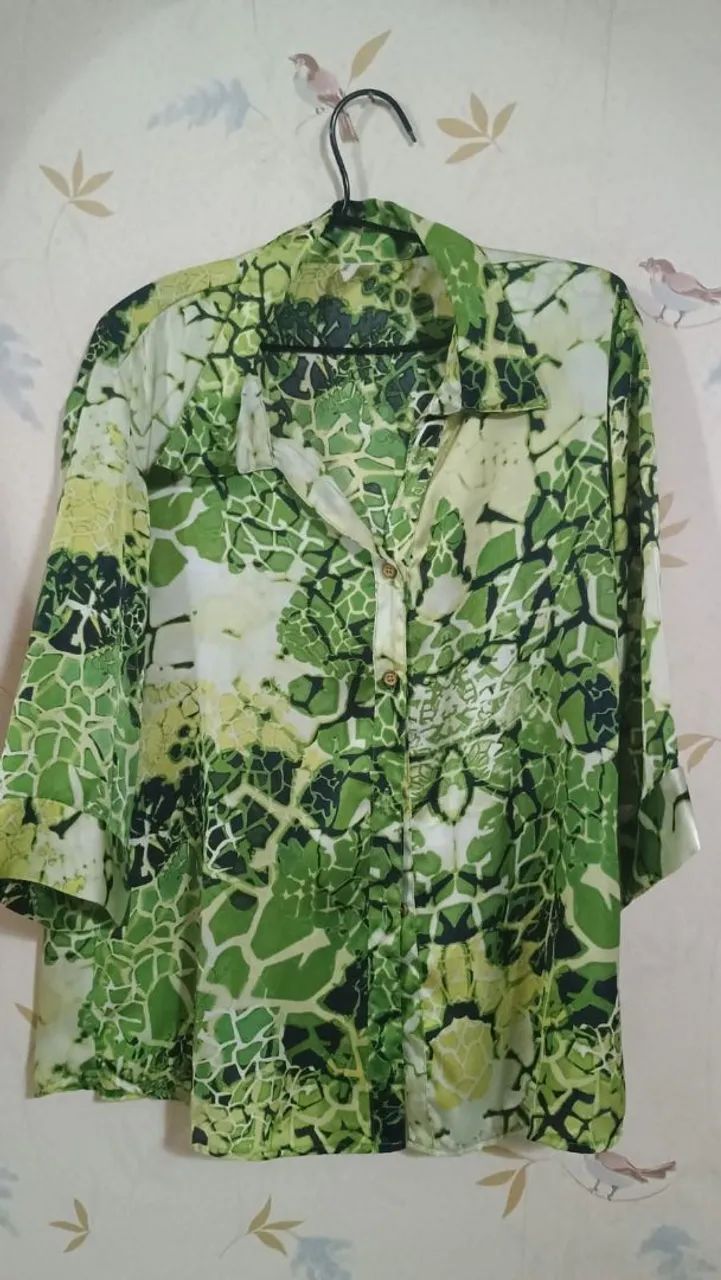Camisa cetim 