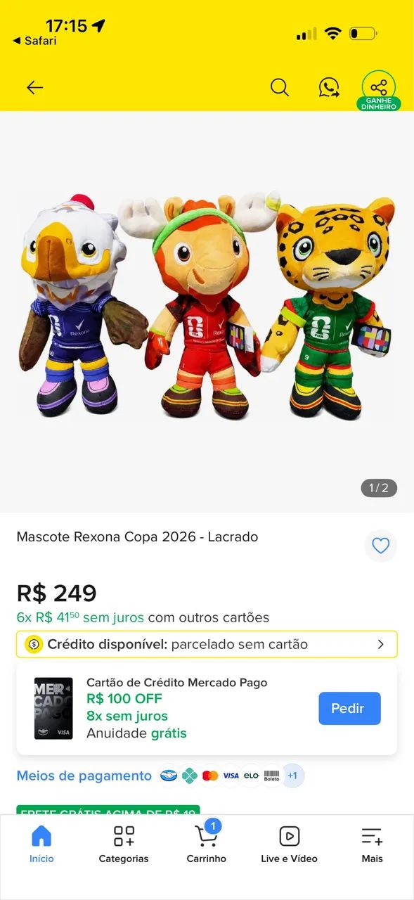 Mascote copa 2025 Zayu - Foto 3