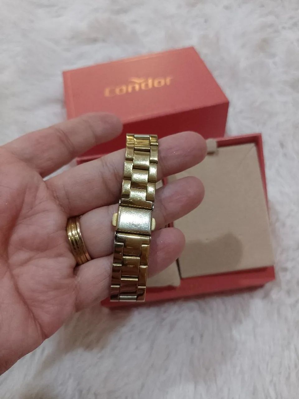 Relógio condor original dourado - Foto 3