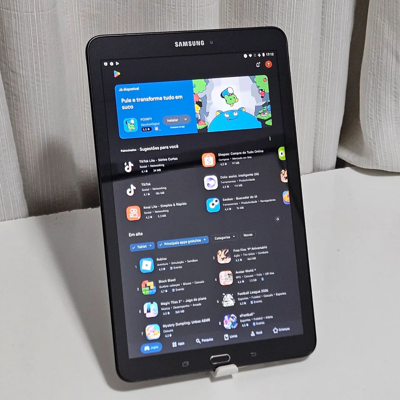 Tablet Samsung Galaxy Tab E 9.6", Android 8.1. ÚLTIMAS UNIDADES *leia o anúncio*<br> - Foto 3