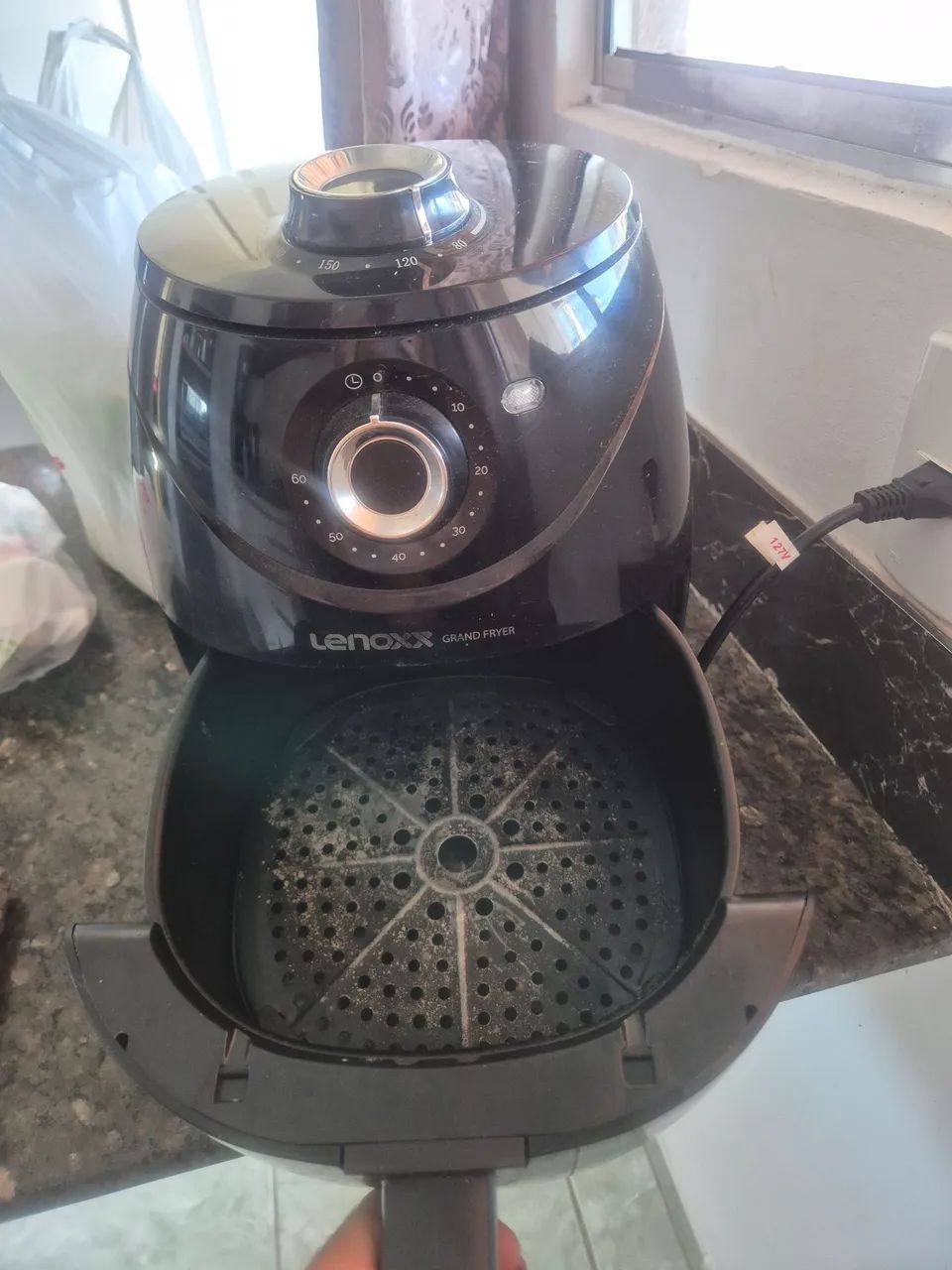 Fritadeira Lenoxx Grand Fryer Elétrica 4L 1500W Preto - Foto 2