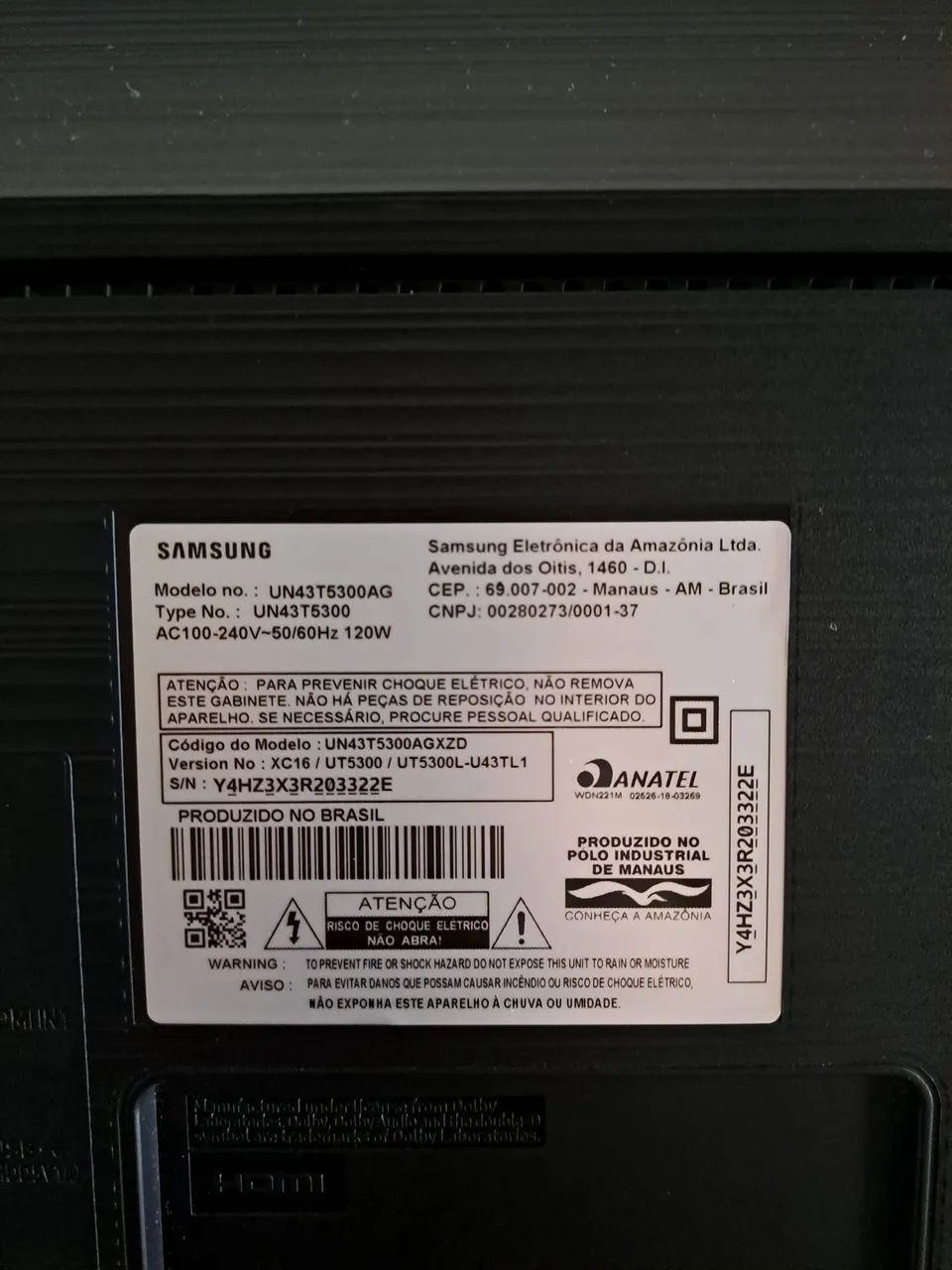 TV Samsung Smart 43" Full HD 43T5300 com wi-fi - Foto 2
