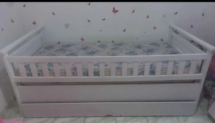 Cama com colchão (Bicama infantil) - Foto 5