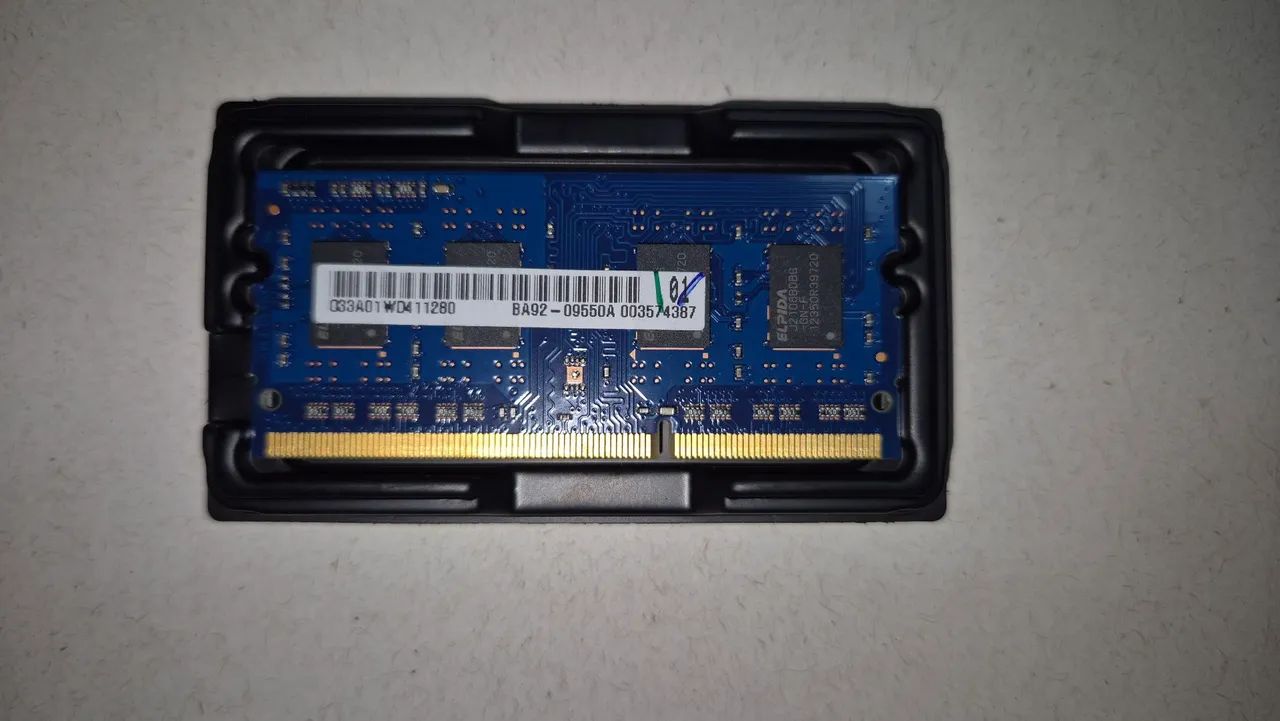 Memória ram dd3 PC3L-12800S 4GB - Foto 2