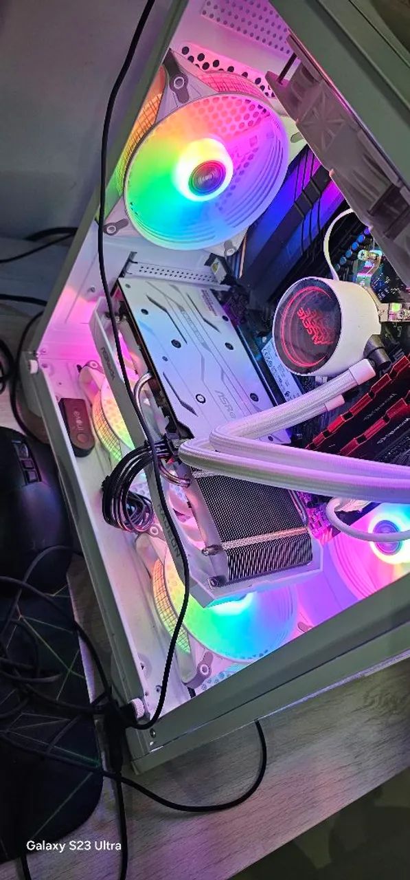PC GAMER BRANCO COMPLETO - PRONTO PRA USAR - Foto 3