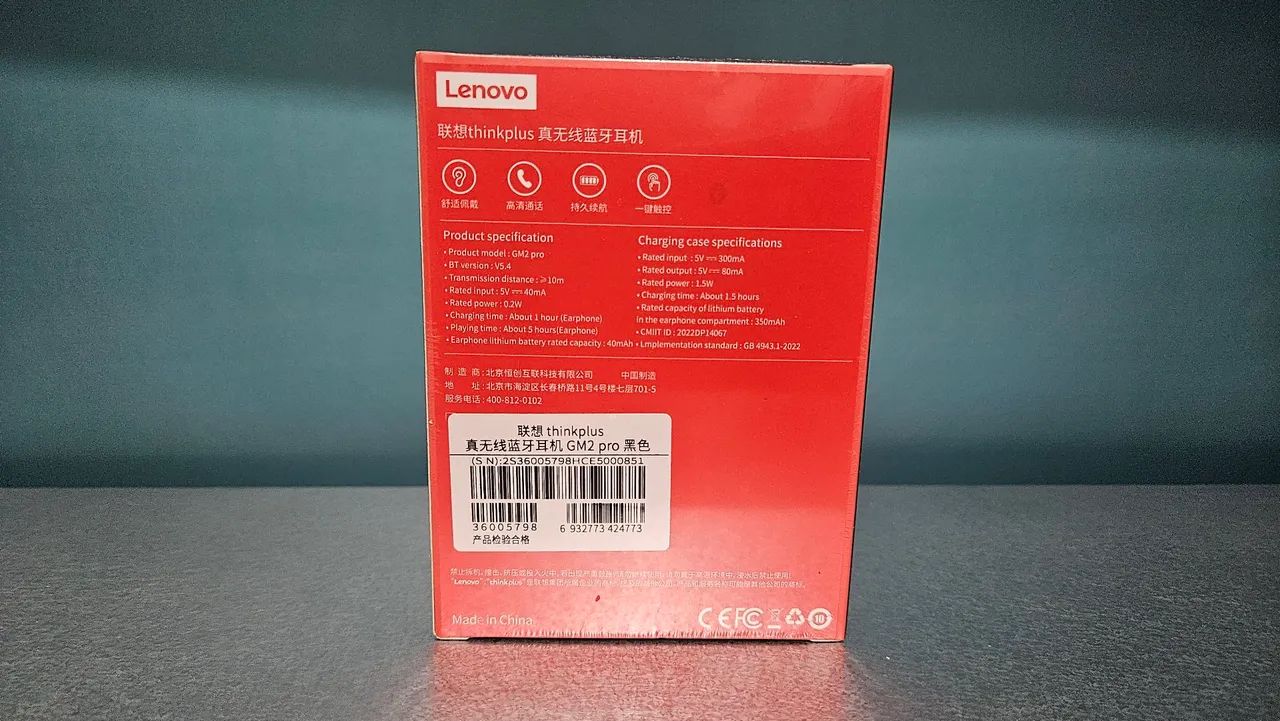 Fone De Ouvido Bluetooth Lenovo Thinkplus GM2 pro - Foto 2